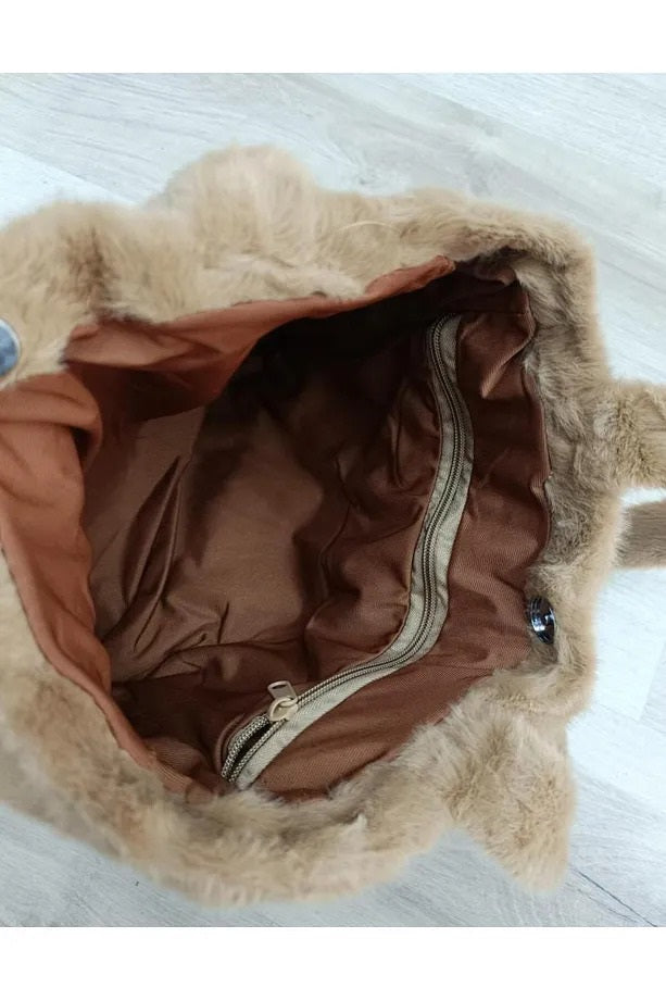 Peluş Kapibara  Sevimli Ayı Kol Çantası