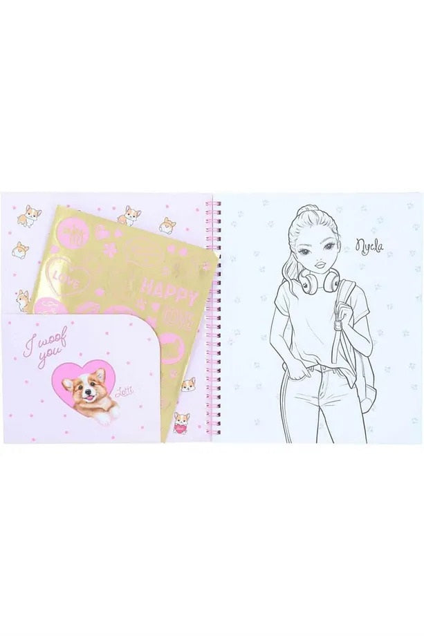 Top Model Coloring Book Tüylü Arkadaşlar 0412083