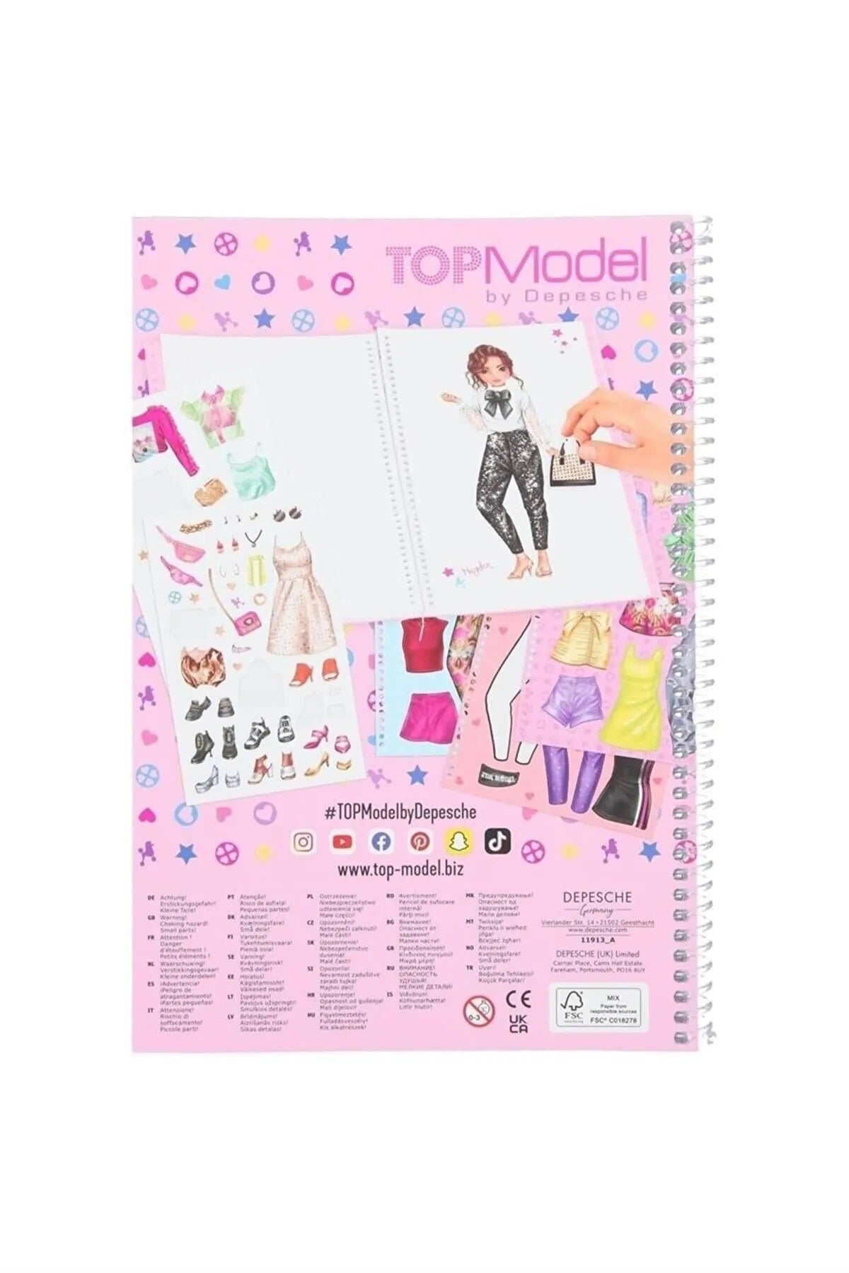 Top Model Tasarım Defteri  411913