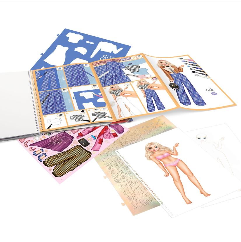 Top Model TOPModel Özel Kumaş Desenli Tasarım Kitabı 412275