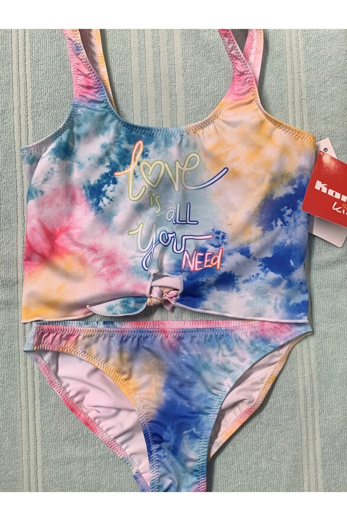 Kom kız çocuk vıntage bikini